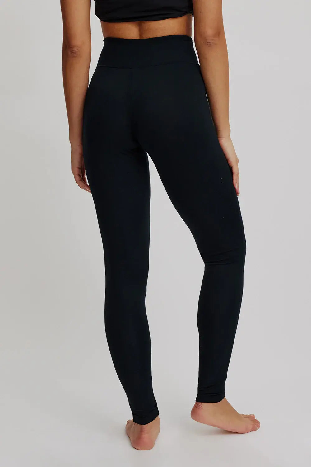 Leggings made from EcoVero  Zwart