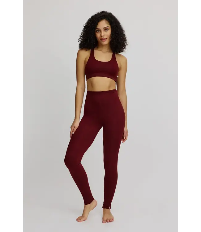 Leggings made from EcoVero Fired Brick