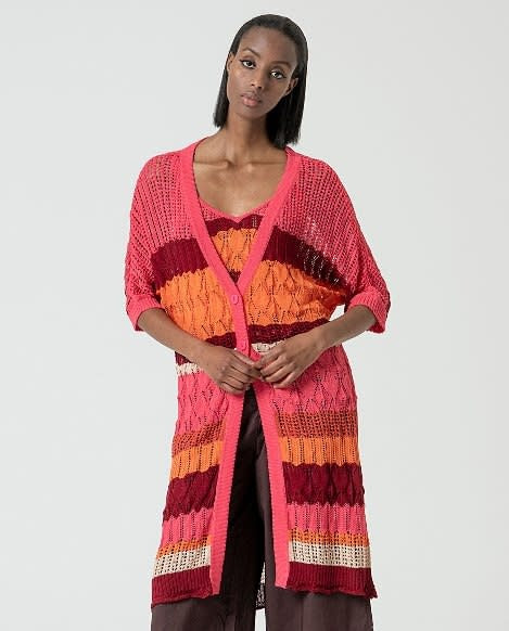 Long Cardigan   Multi