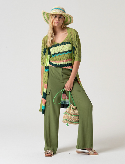 Long Cardigan  Groen