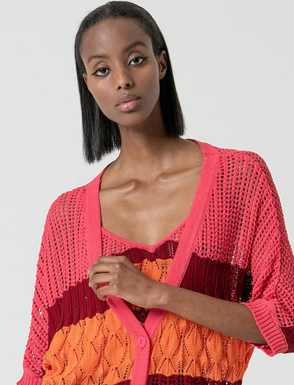 Long Cardigan   Multi