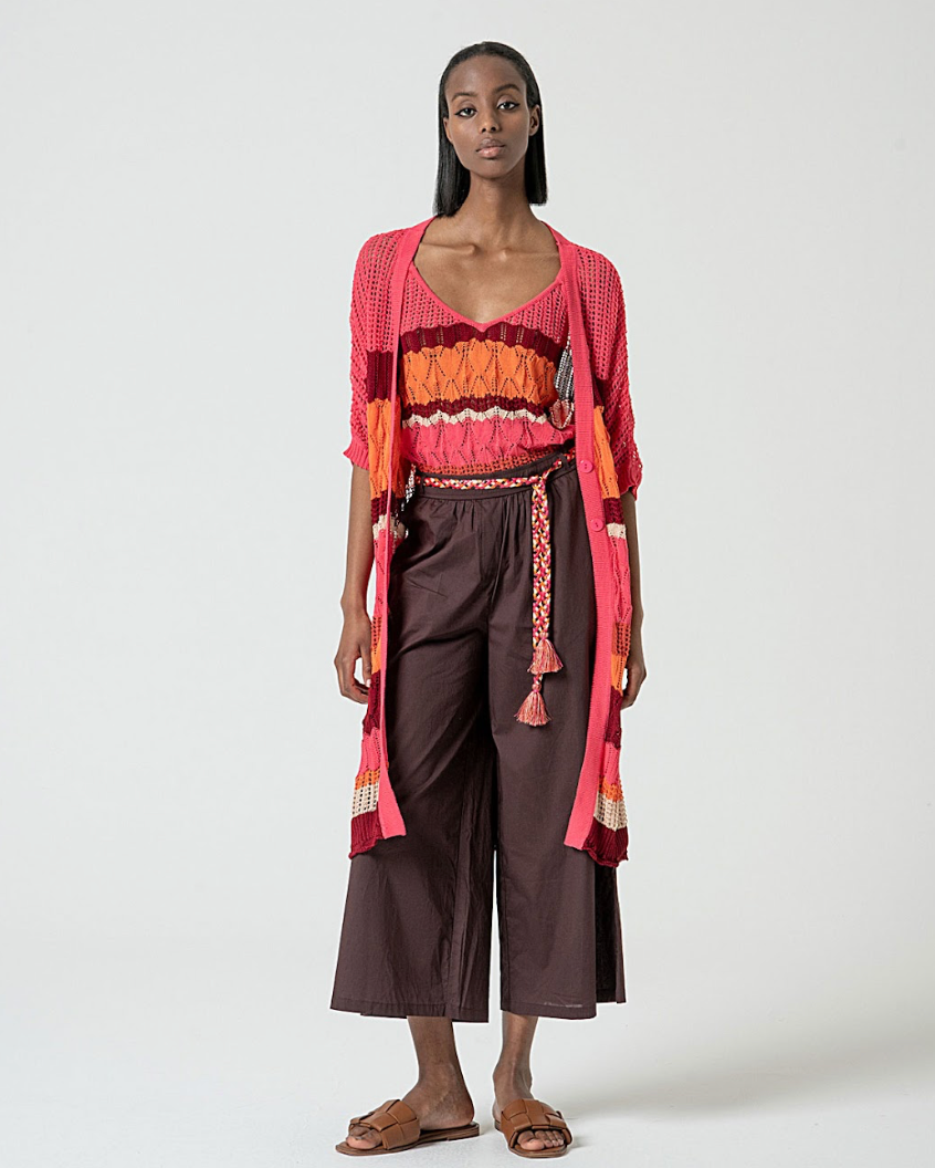 Long Cardigan   Multi