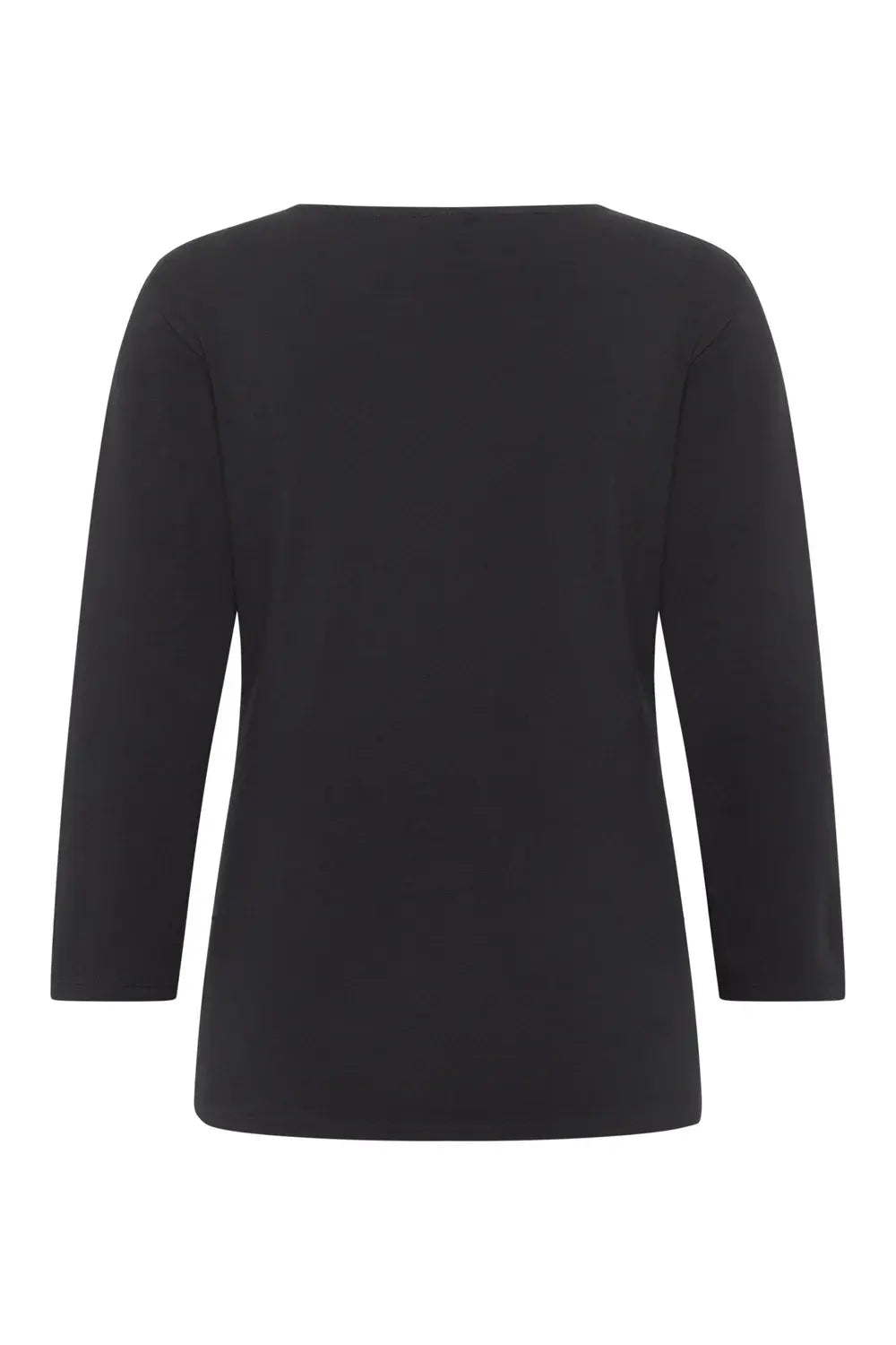 Loose basic shirt  Zwart