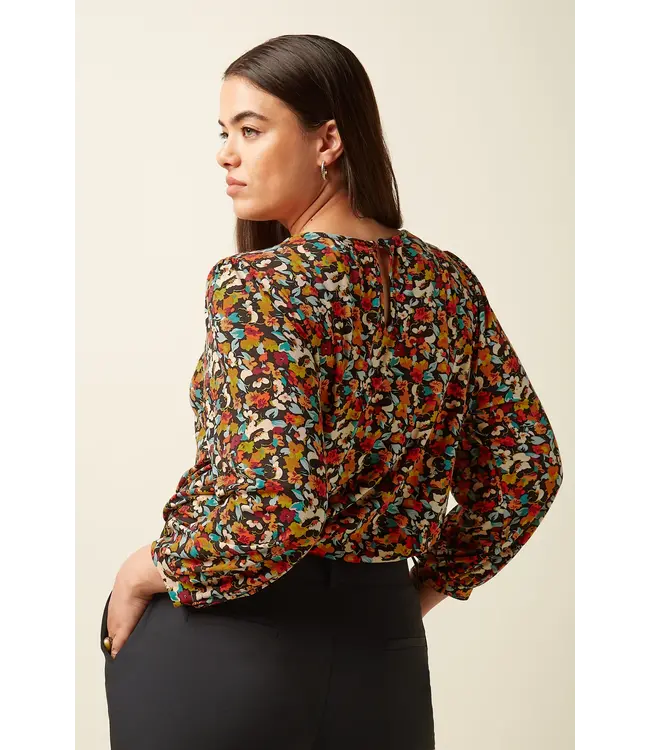 Luella Top Mauve  Multi Color