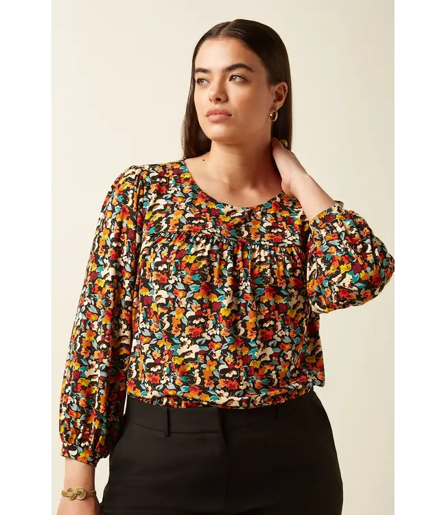 Luella Top Mauve  Multi Color