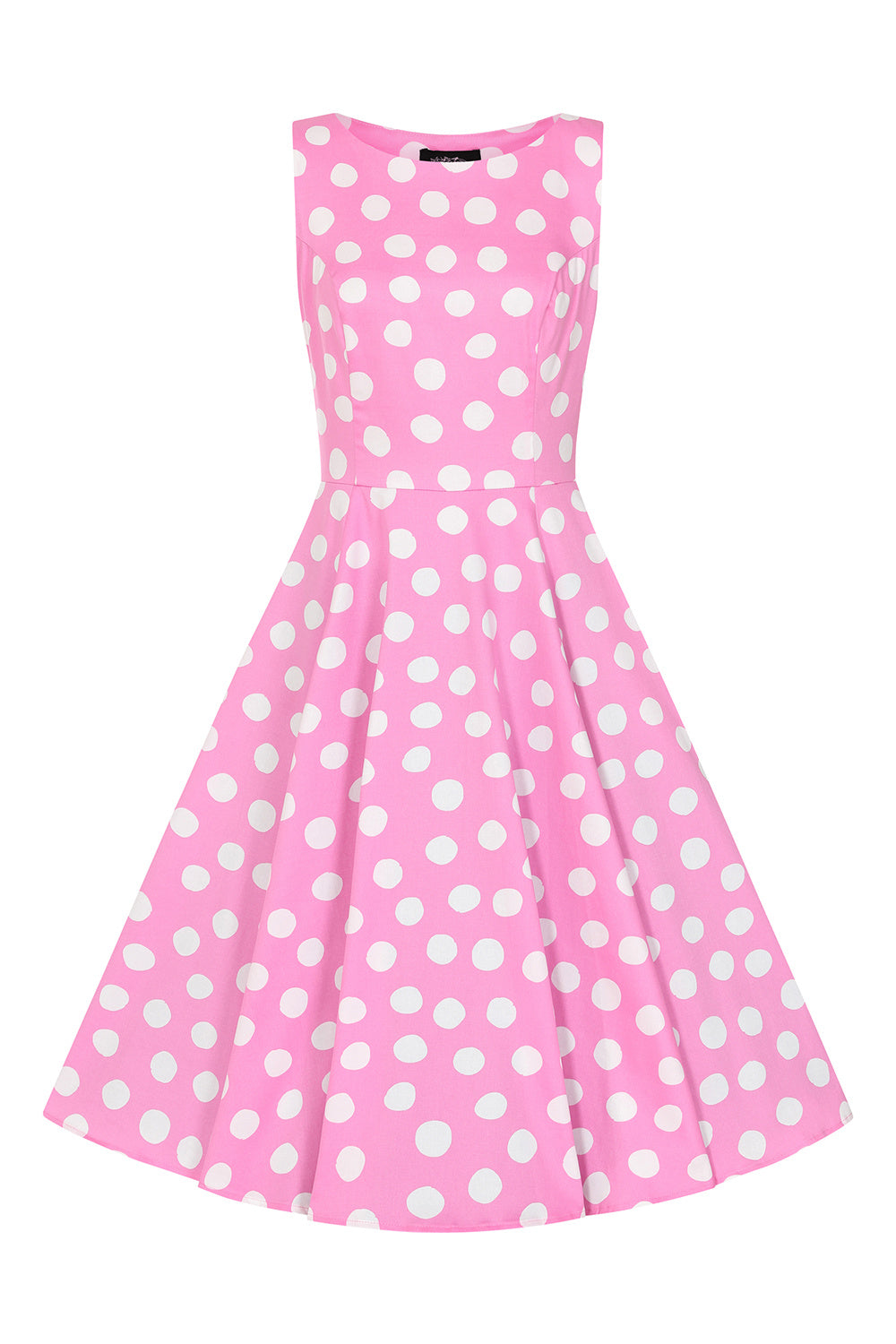 Lyra Polka Dot Swingdress  Pink
