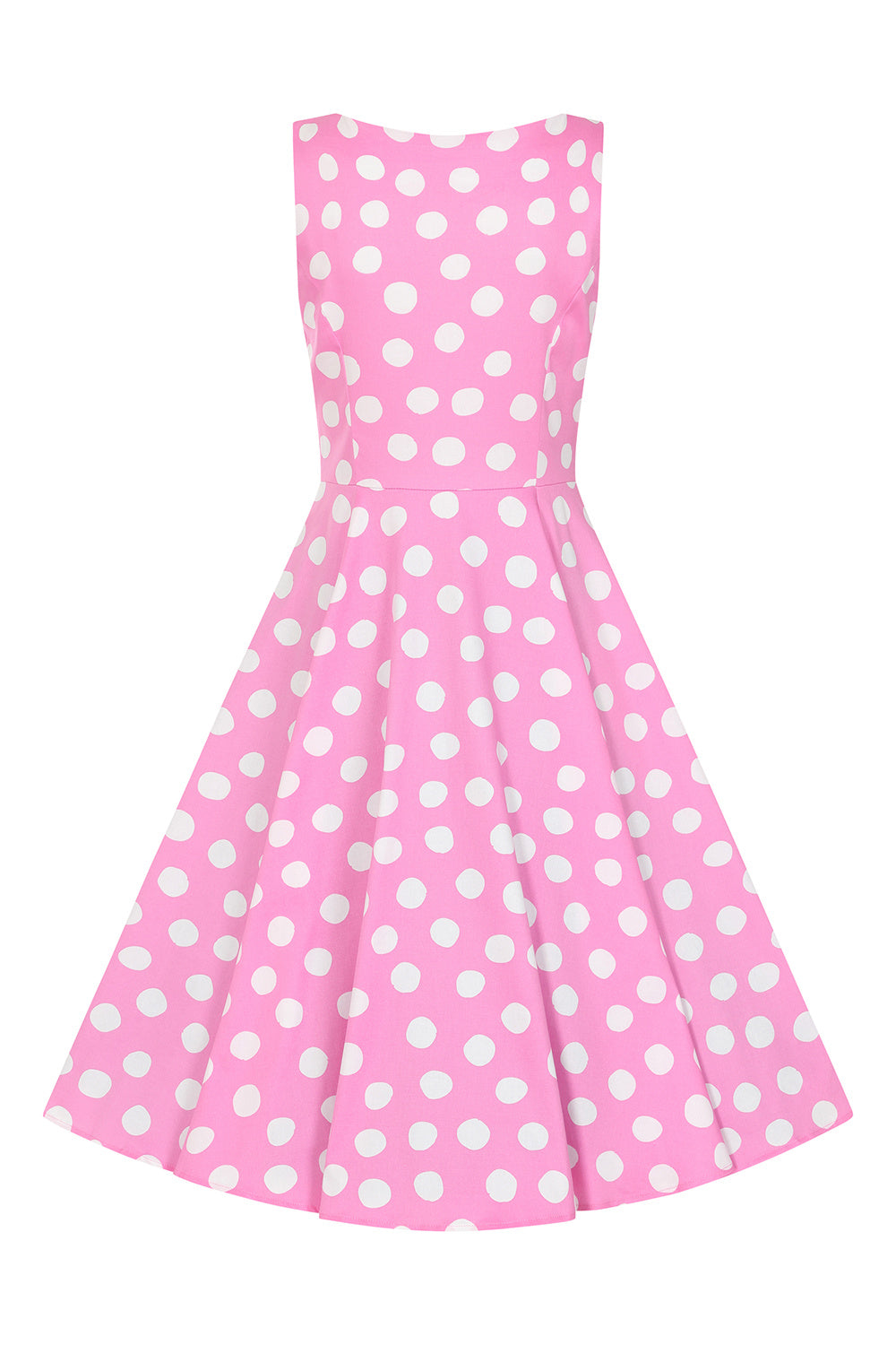 Lyra Polka Dot Swingdress  Pink