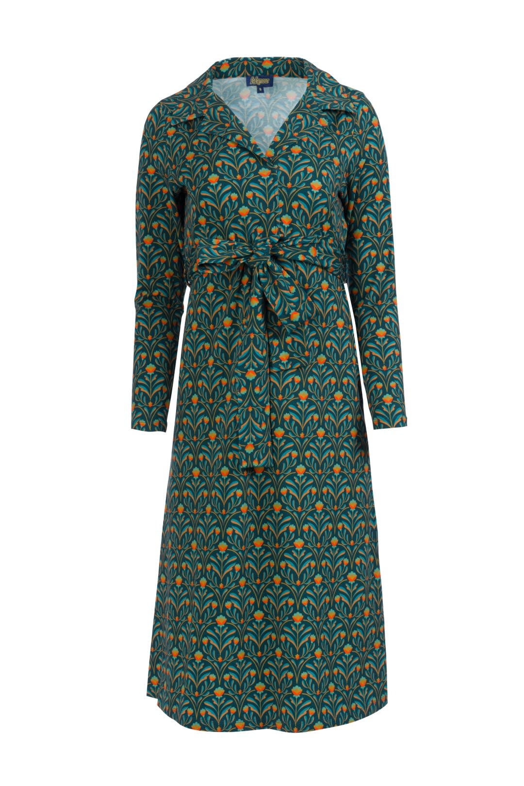 Marilyn Dress  Barock Flower Green