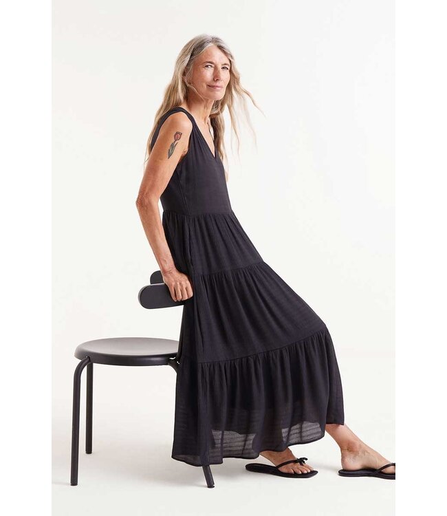 Midi dress Zwart