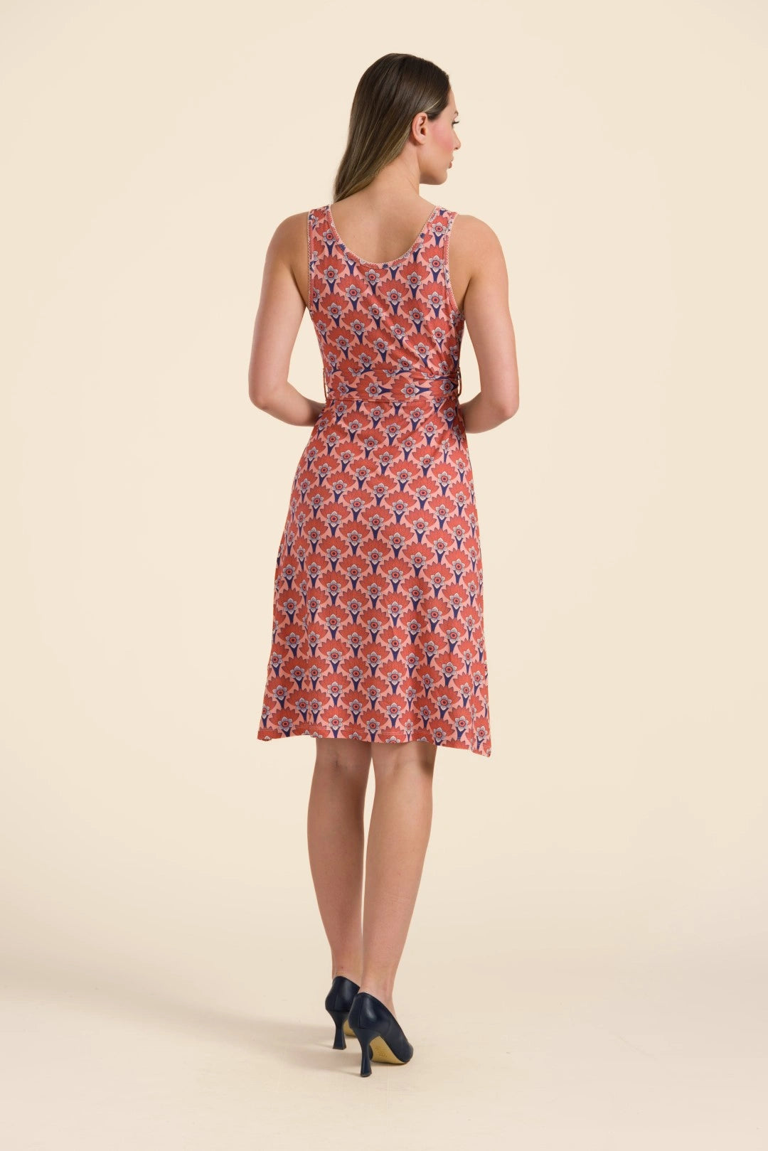 Milly Dress  Flower Fan