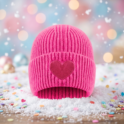 Hartjes Muts Roze -Rood