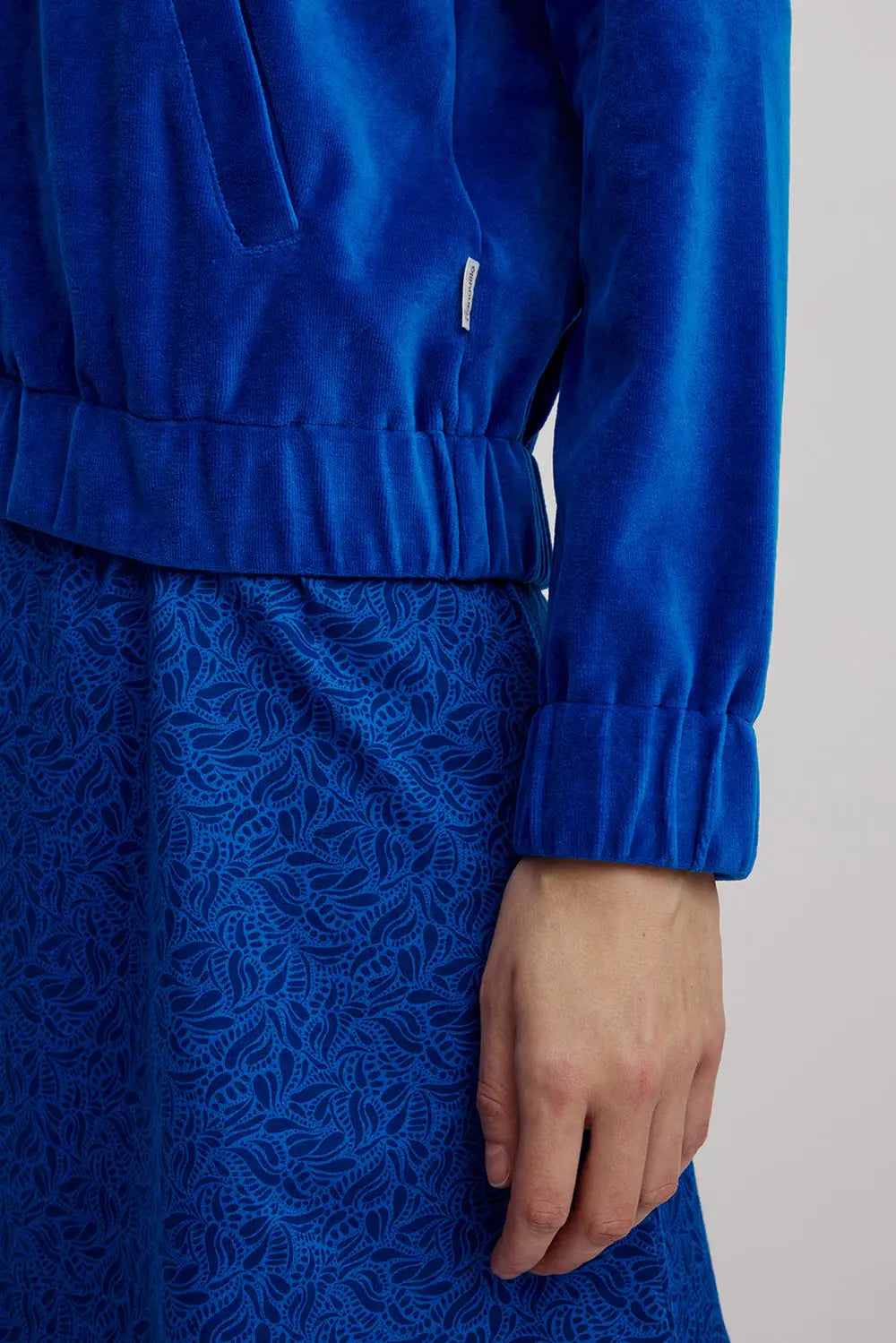 Nicki jacket in college style Sky Diver