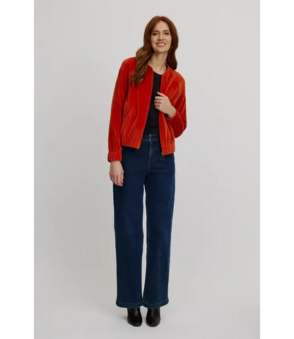 Nicki jacket in college style Rooibos