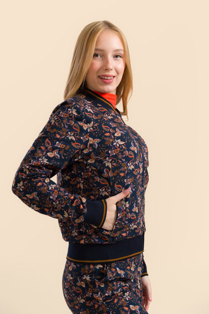 Nora Bomber Jacket Paisley