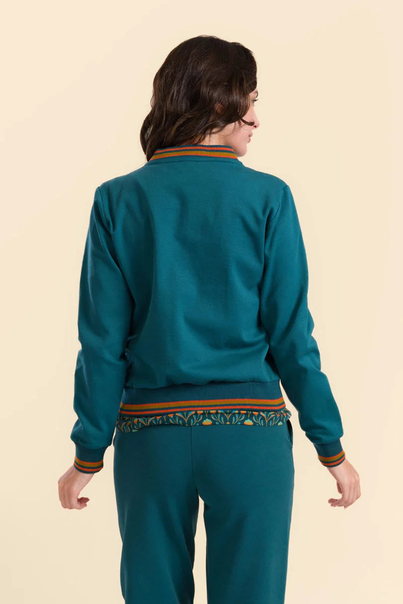 Nora Bomber Jacket Punta Petrol