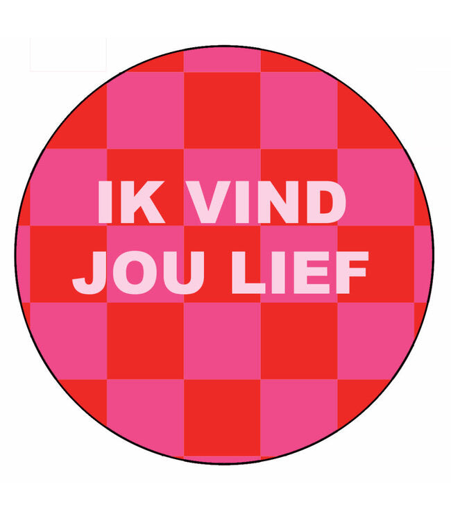 Onderzetter Ik vind jou lief