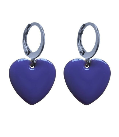 Paarse hartjes zilver