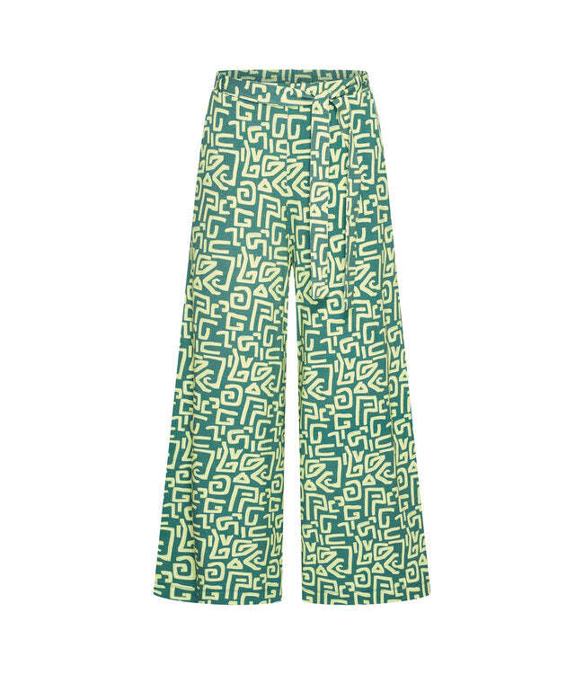 Pants Wide  African Fresh Lemon