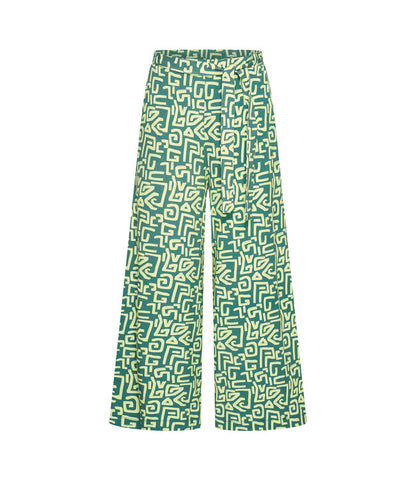 Pants Wide  African Fresh Lemon