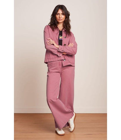 Peppa High Waist Colored Denim  Mellow Rose