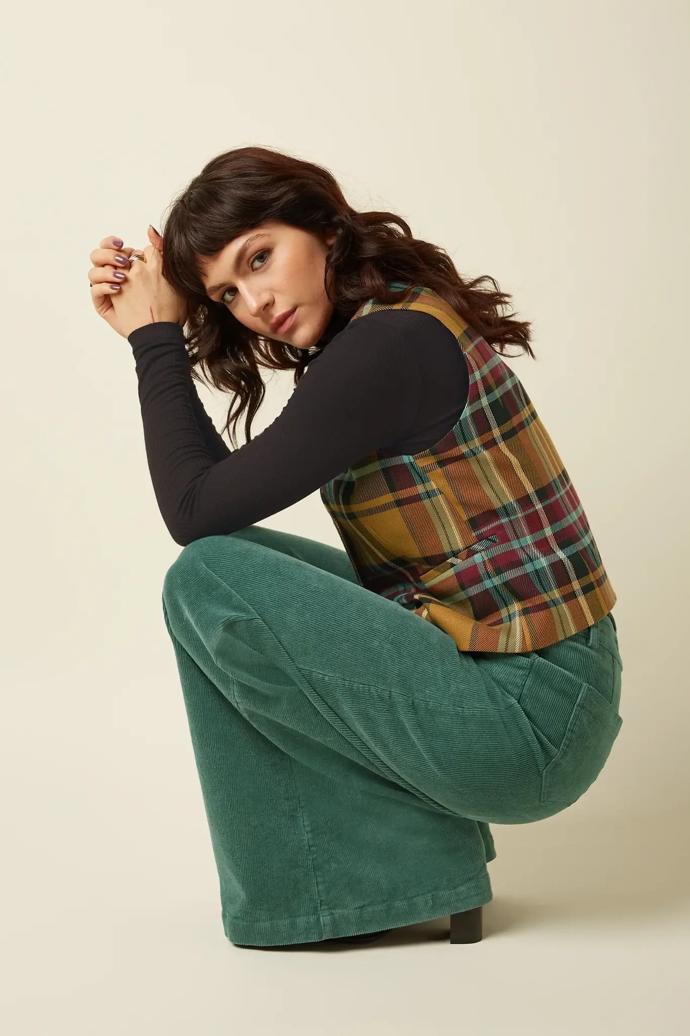 Peppa Pants Corduroy  Matcha Green