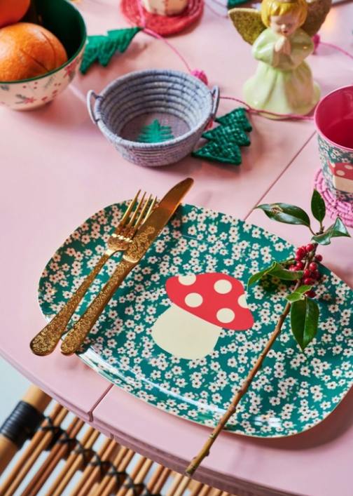 Plate groot Mushroom