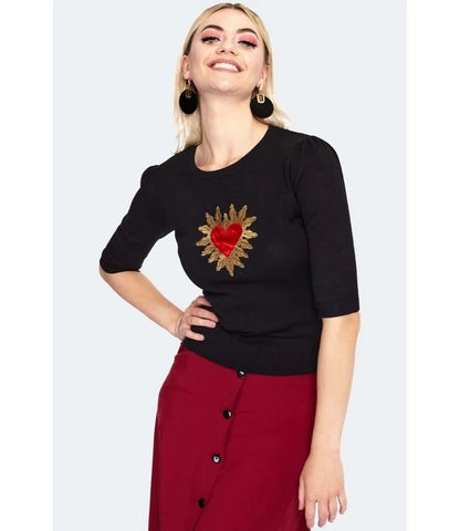 Queen of Hearts Sweater