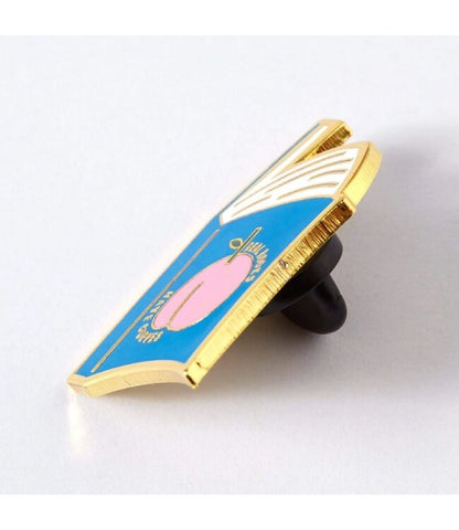 Real Books Have Curves Enamel Pin