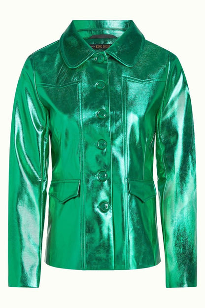Rebel Jacket Dainty Shine Ultra Green