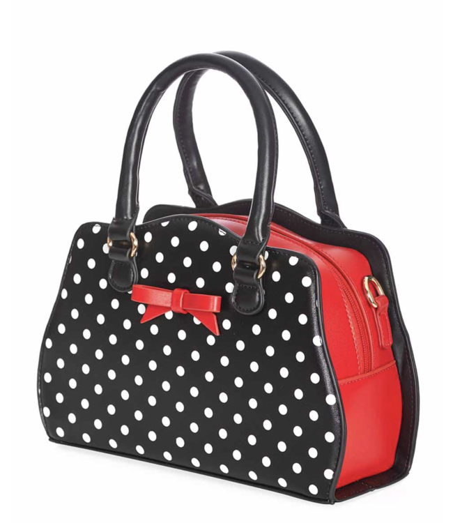 Retro Bag Zwart-Rood