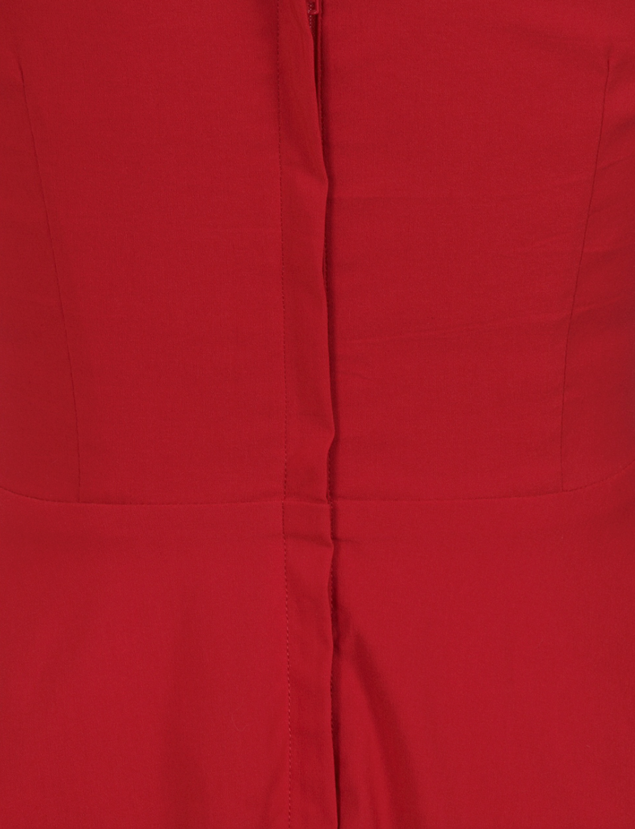 Ridly Swing dress Plain   Rood