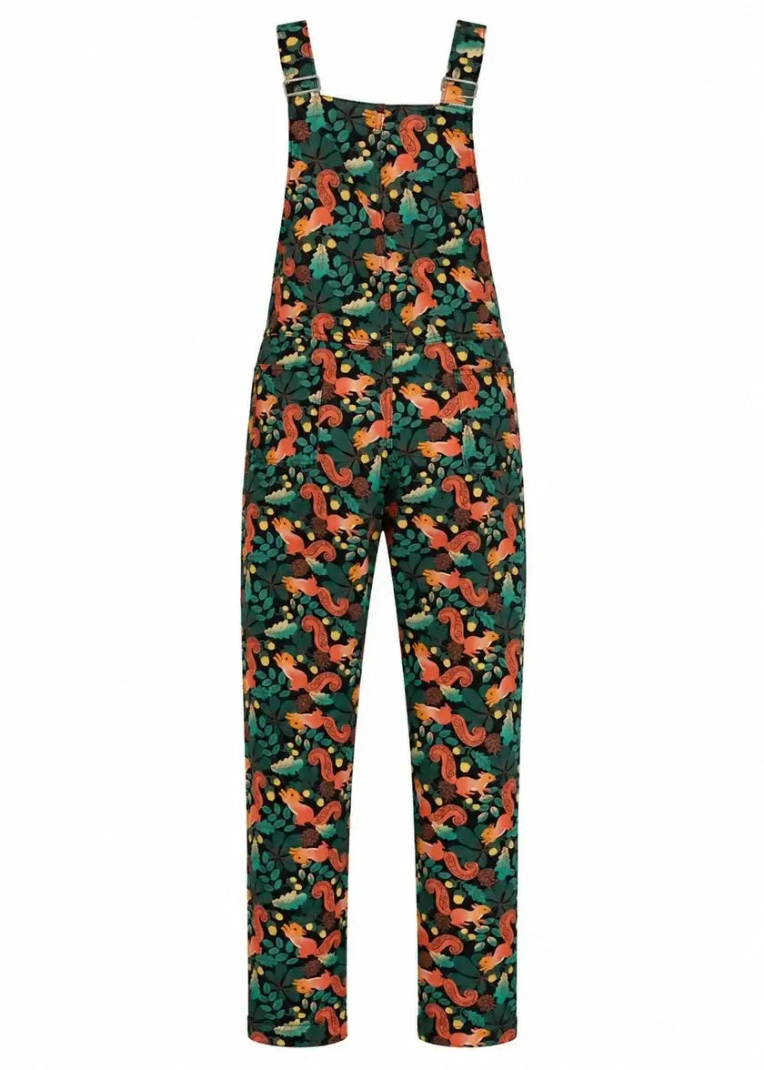 Run & Fly Acorn Adventure Squirrel Tuinbroek Zwart