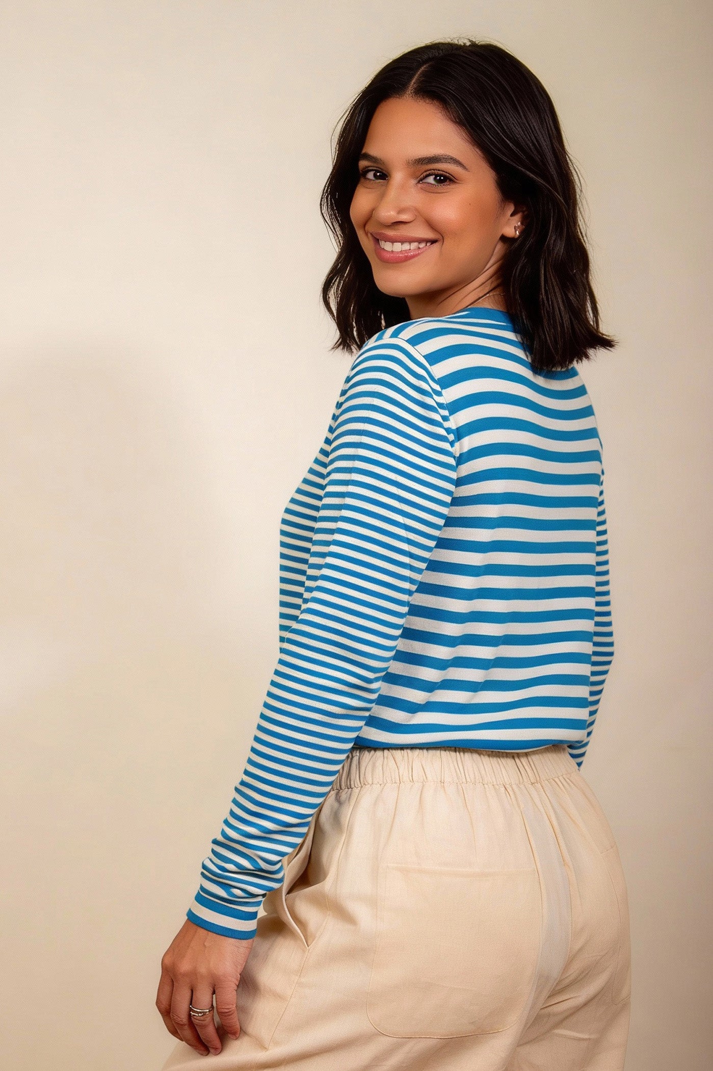 Sailor Sam Sweater Blue White