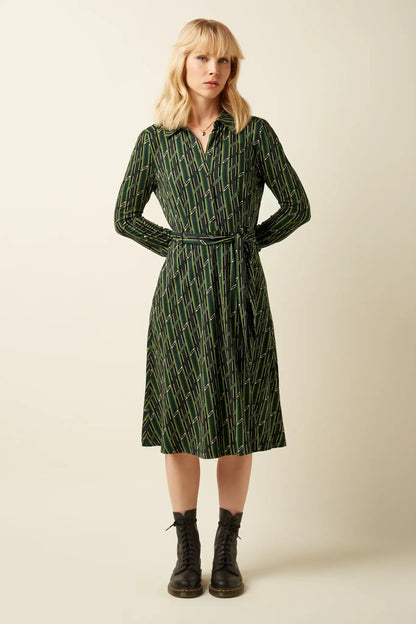 Sheeva Dress Brina  Botanical Green