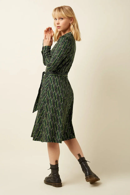 Sheeva Dress Brina  Botanical Green