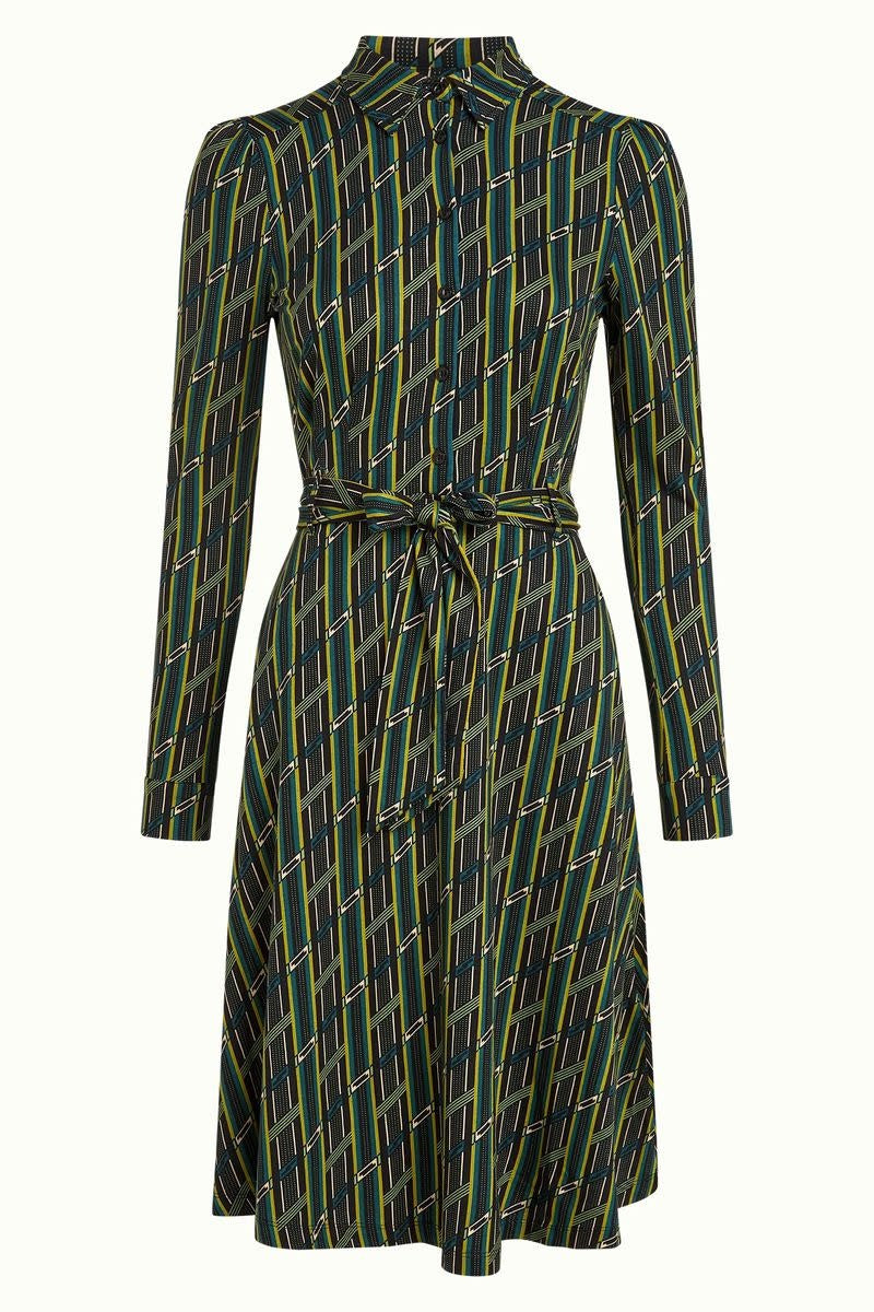 Sheeva Dress Brina  Botanical Green