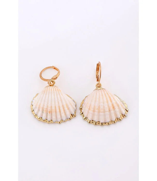 SHELL DROP EARRINGS