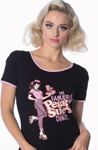 Shirt Peggy Sue  Zwart