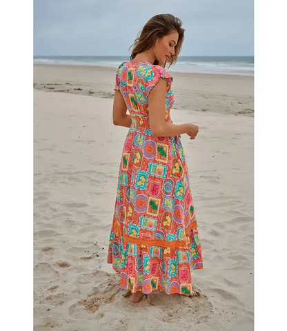 SICILY PRINT ROMI MAXI