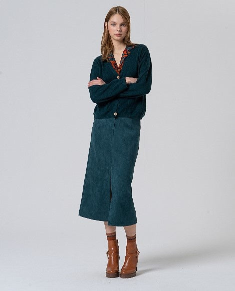 Smoking collar blouse