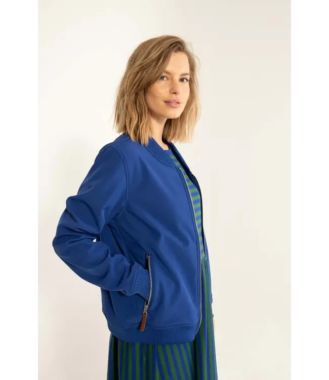 Softshell Bomber   Deep Blue