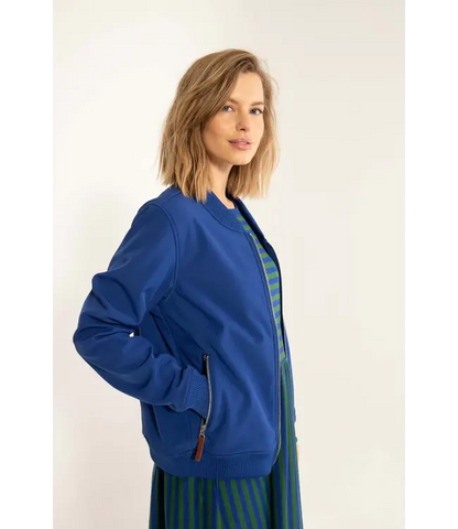 Softshell Bomber   Deep Blue