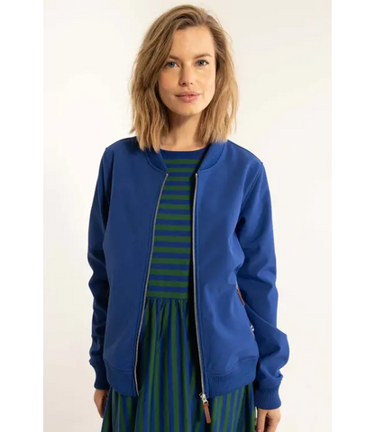 Softshell Bomber   Deep Blue