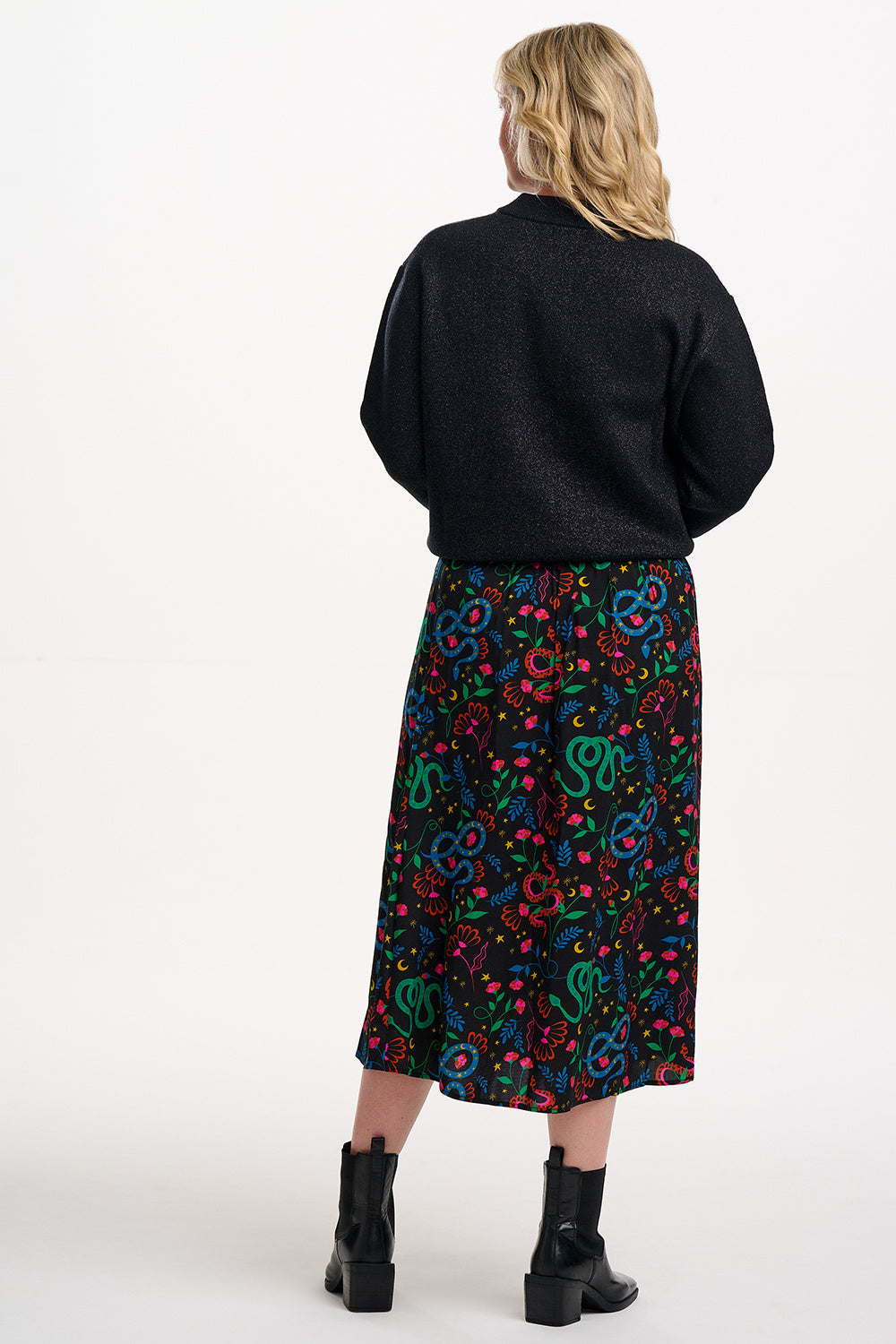 SOLANA BOMBER JACKET BLACK SPARKLE