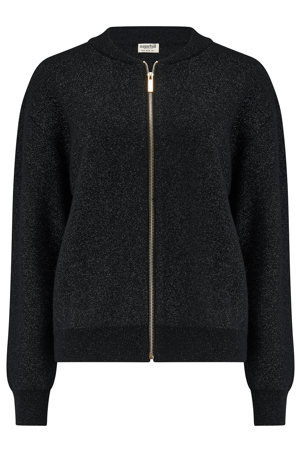 SOLANA BOMBER JACKET BLACK SPARKLE