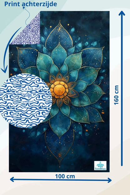 Travel Beach Towel Lotus