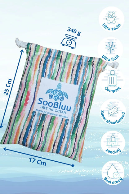 Travel Beach Towel Wavy