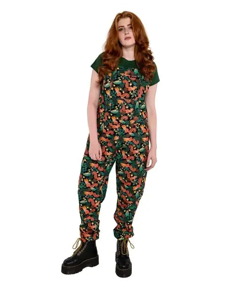 Run & Fly Acorn Adventure Squirrel Tuinbroek Zwart