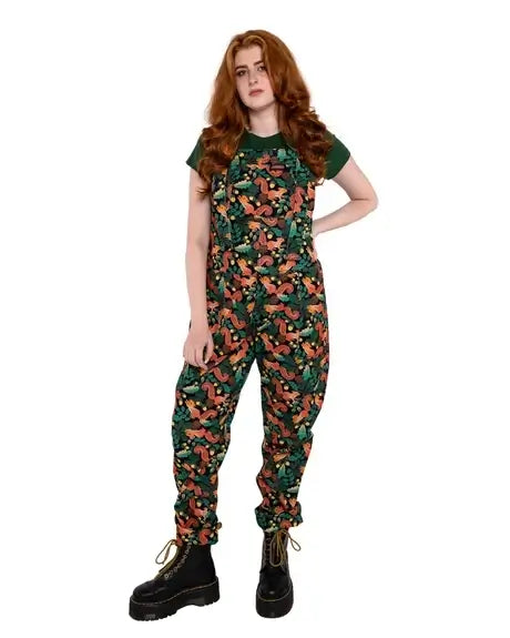 Run & Fly Acorn Adventure Squirrel Tuinbroek Zwart