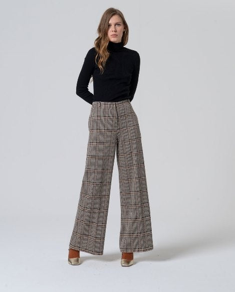 Straight Jaquard Pants